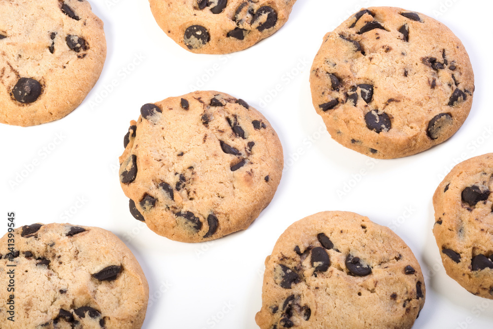 Biscuits at the white background. Homemade pastry. Biscuits at the white background. Homemade pastry.