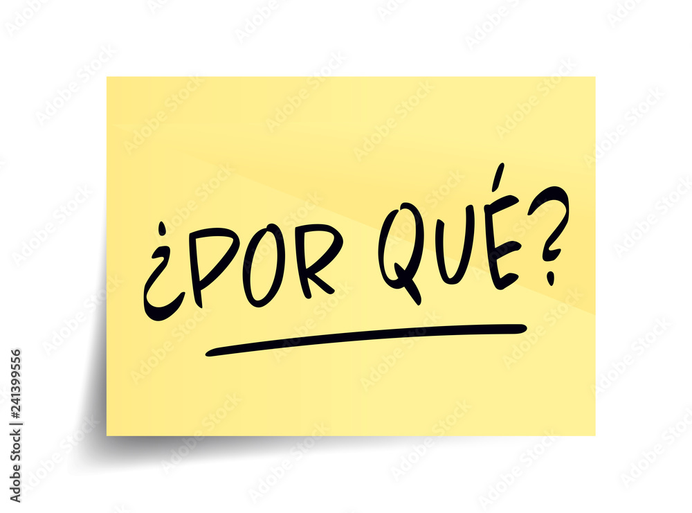Por qué ? Por qué ?
