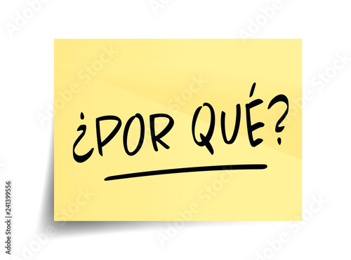 Por qué ?