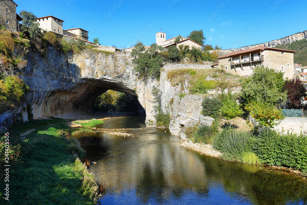 Puentedey, beautiful village in Burgos province