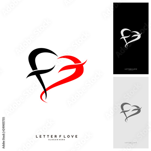 F Love R Lettering F Letter In Love