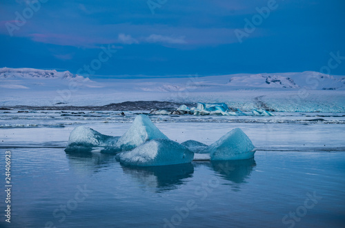 Clacier in Iceland - Fjallsárlón Iceberg nr 1