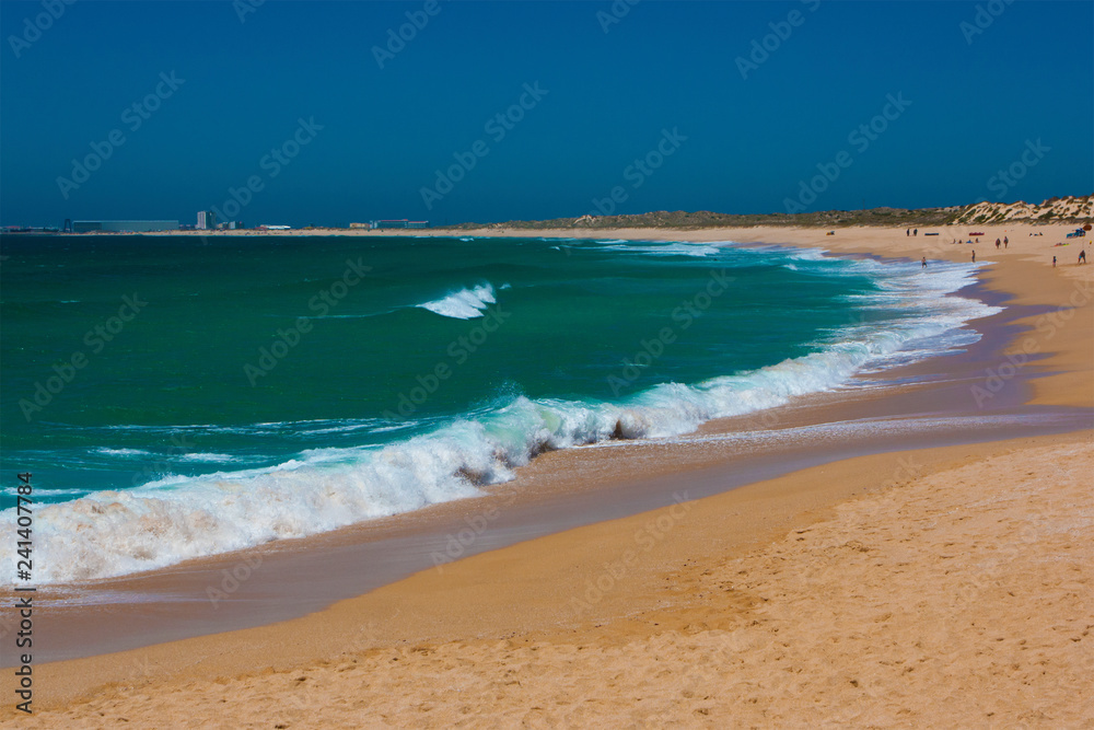 Beach and sea in Portugal