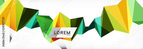 Science background. Abstract triangle pattern. Vector abstract geometric template