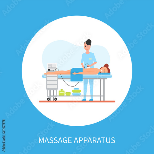 Massage Treatment Using Apparatus Machine Vector