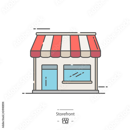 Storefront - Line color icon