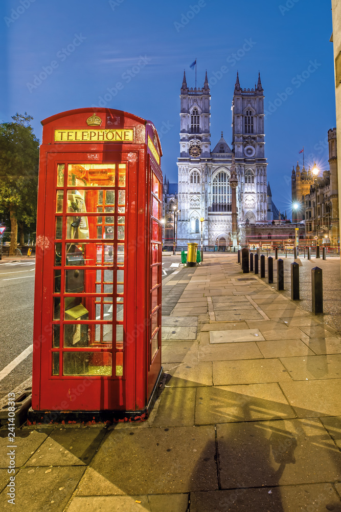 Fototapeta premium Widok na opactwo westminsterskie w Londynie