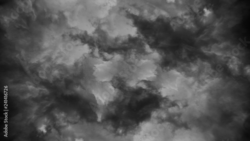 Dark cloud background of stormy sky or texture photo