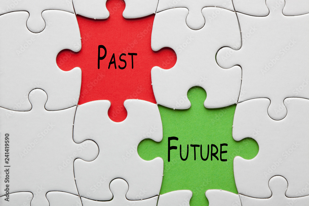 Fototapeta premium Past Future Concept