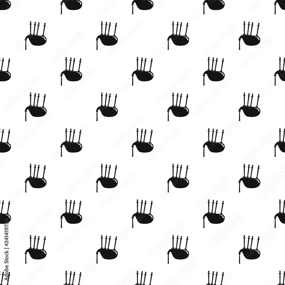 Bagpipes pattern seamless vector repeat geometric for any web design Bagpipes pattern seamless vector repeat geometric for any web design