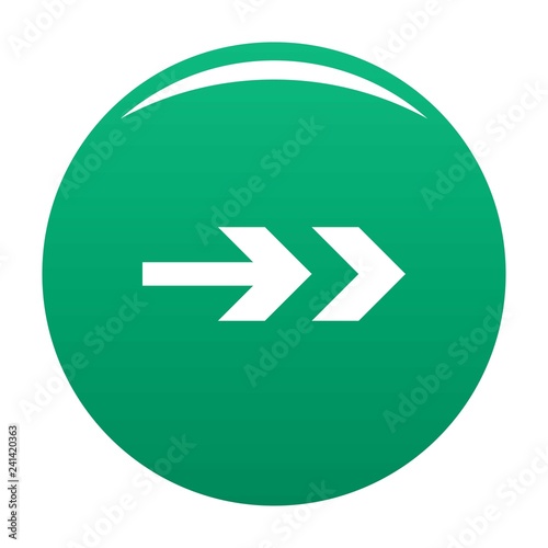 Arrow icon in black. Simple illustration of arrow icon vector isolated on white background