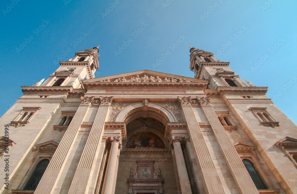 Front of St. Stephen's Basilica, Budapest Cathedral