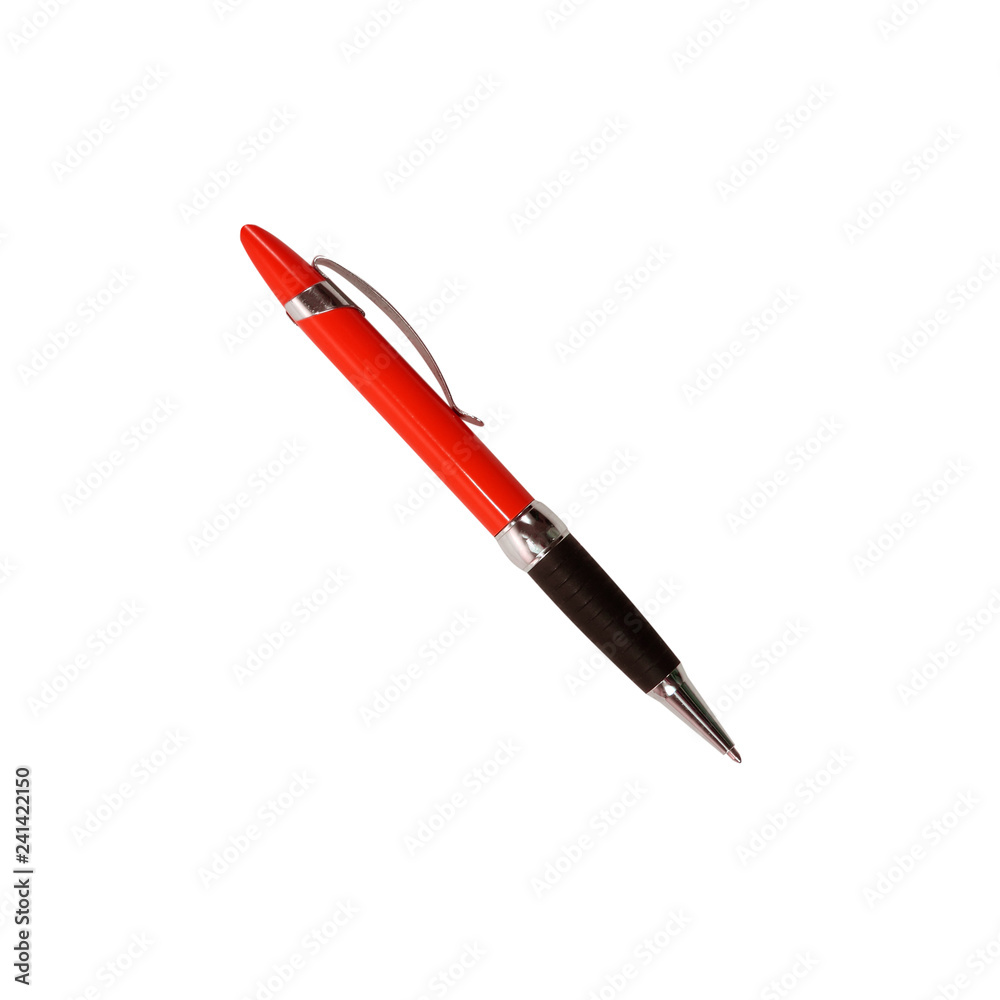 pen isolated on white background with clipping part