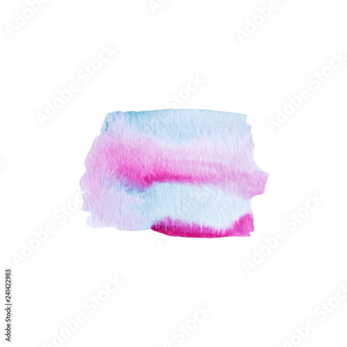 Hand drawn watercolor painting elements