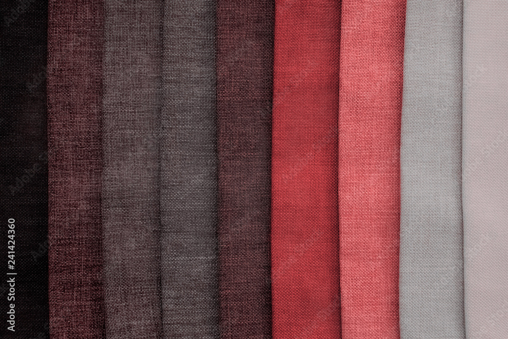 Elegant red textile background. Silk cloth texture. Fabric pattern. Elegant red textile background. Silk cloth texture. Fabric pattern.