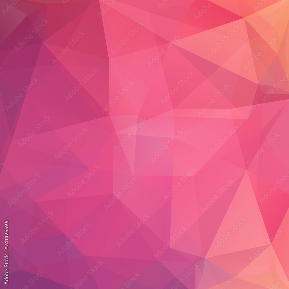 Polygonal pink vector background. Can be used in cover design, book design, website background. Vector illustration Polygonal pink vector background. Can be used in cover design, book design, website background. Vector illustration