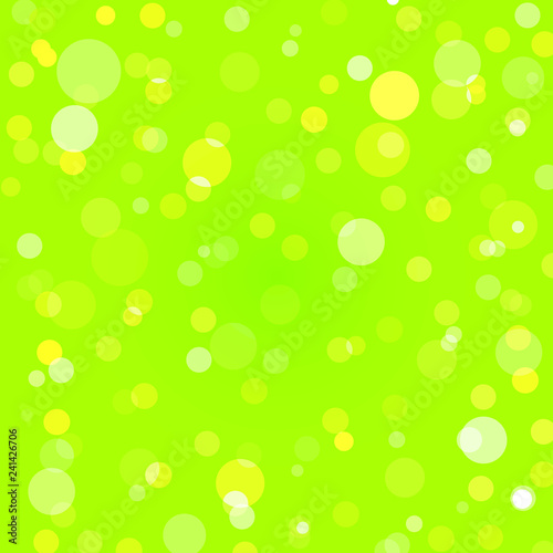 green bokeh abstract light background. Vector illustration