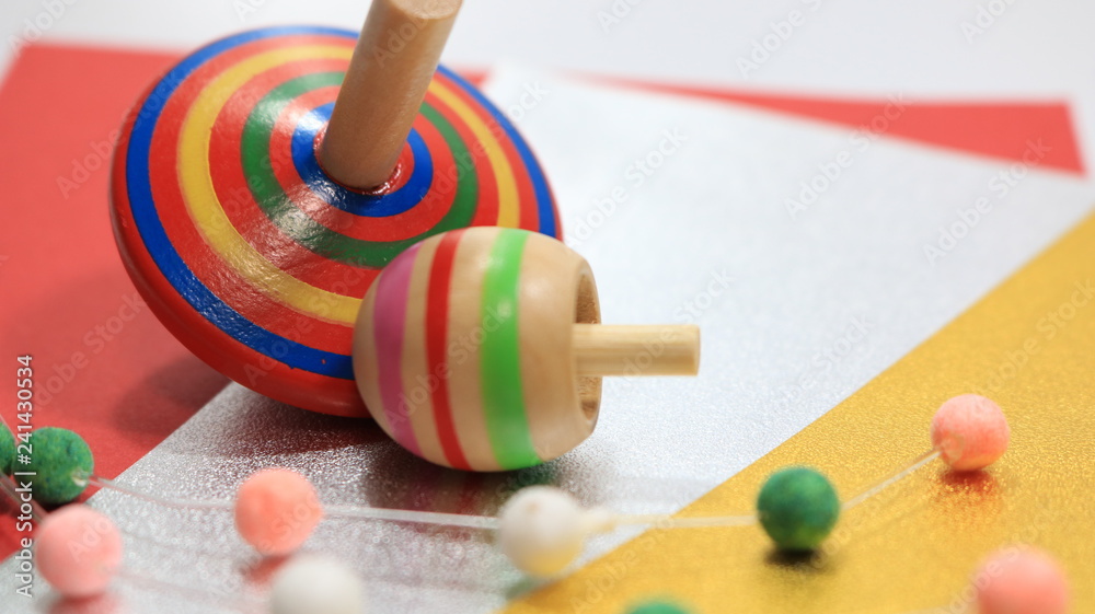 正月の遊び 独楽 コマ Stock Photo Adobe Stock