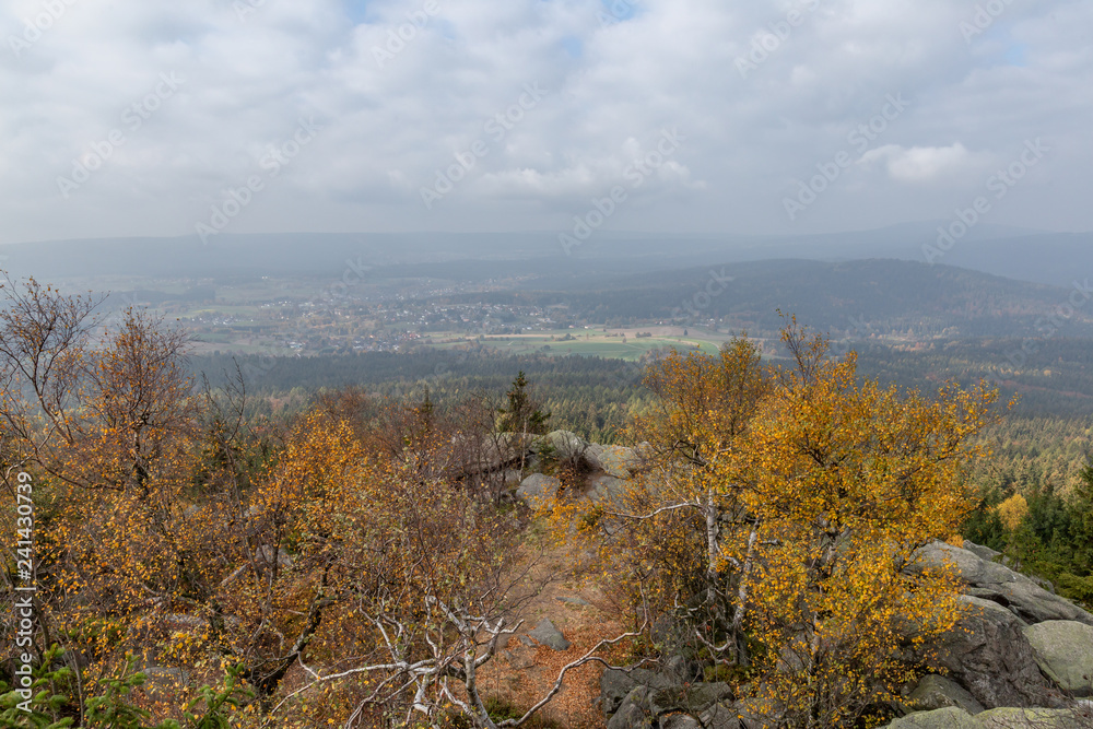 Fototapeta premium Fichtel Mountains in Bavaria