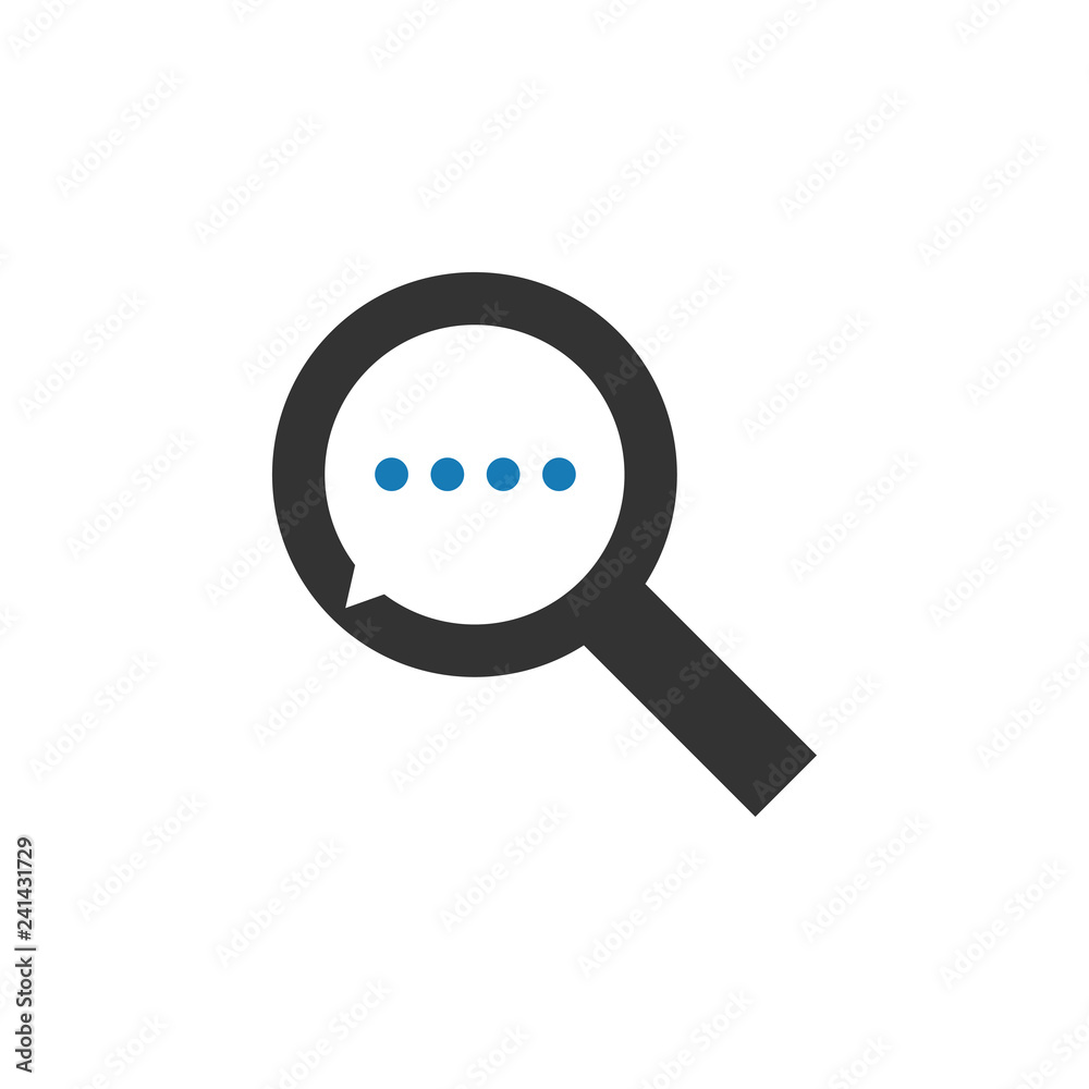Magnifying glass graphic icon design template Magnifying glass graphic icon design template