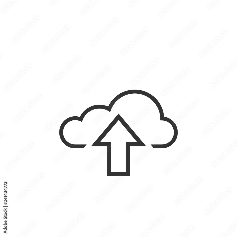 Upload cloud graphic icon design template illustration Upload cloud graphic icon design template illustration