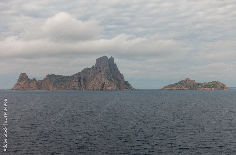 The island of Es Vedra from the sea