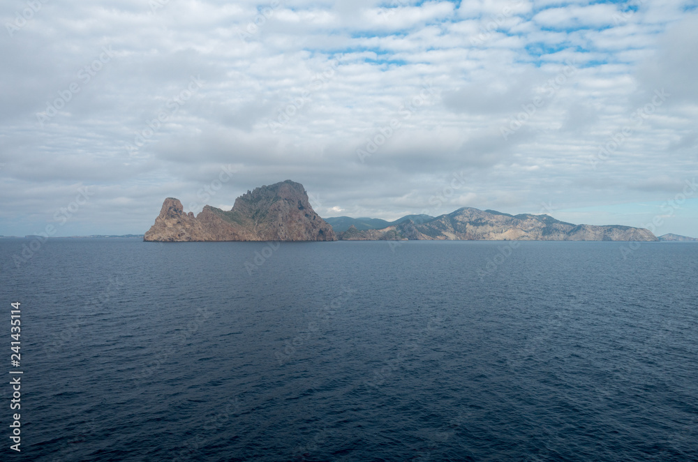 The island of Es Vedra from the sea