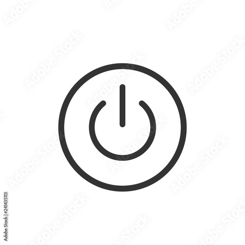 Power on off graphic icon design template illustration
