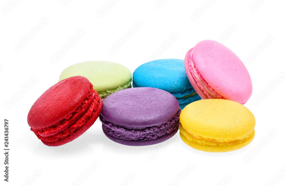 macarons isolated on white background macarons isolated on white background
