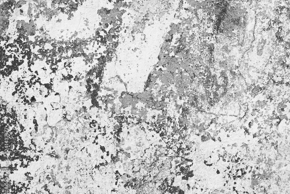 Obraz premium Texture, wall, concrete, it can be used as a background . Wall fragment with scratches and cracks
