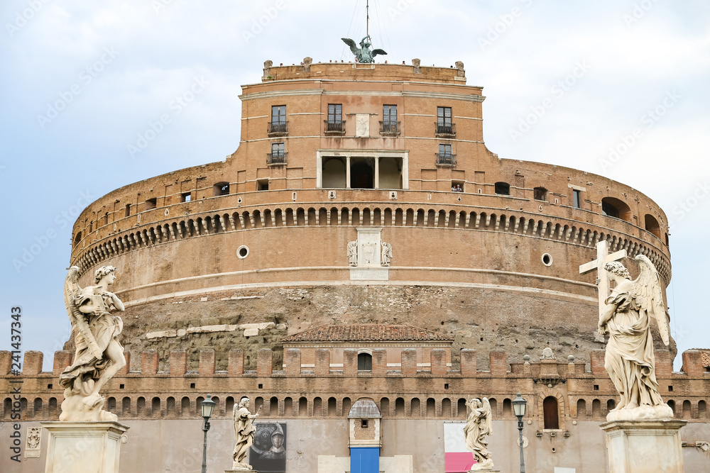Mausoleum of Hadrian - Castel Sant Angelo in Rome, Italy