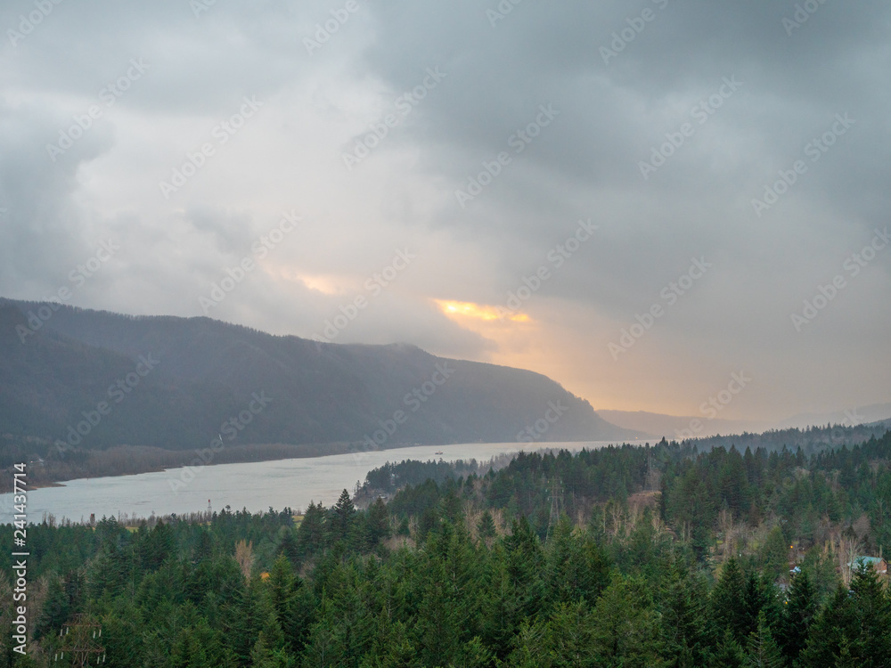Columbia River Gorge Landscape
