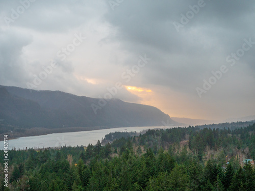 Columbia River Gorge Landscape