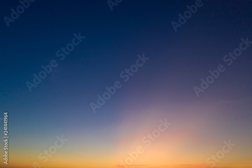 clouds and clear sky at sunset © 24Novembers