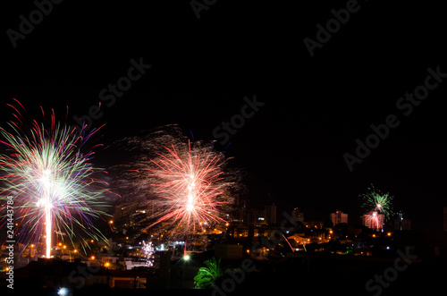 Fogos de artificio Brasil © Motos e Paisagens