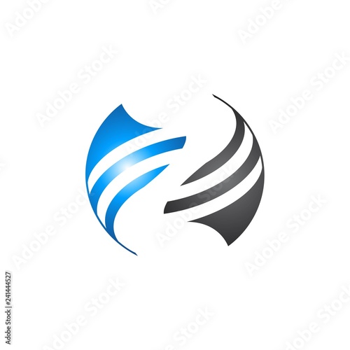 Modern Eye Logo Design Vector Template. Creative Icon Eye Vision Logotype concept. Colorful Eye Logo