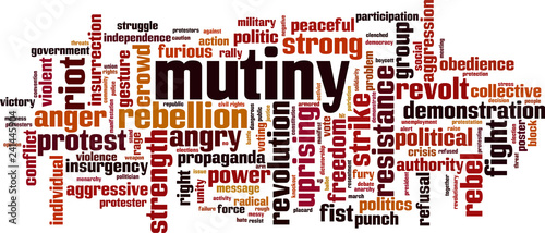 Mutiny word cloud