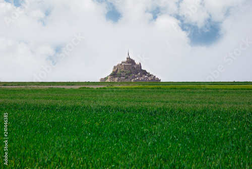 Wallpaper Mural Panoramic view of Le Mont Saint Michele, france Torontodigital.ca