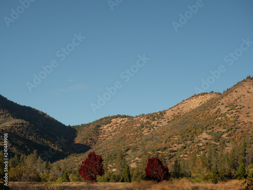 Fall foliage and hiking during the autumn months in Ashland, Oregon.