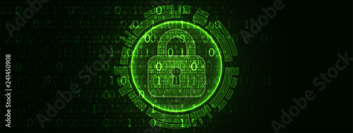 Secure digital space. Virtual confidential, programming protection.