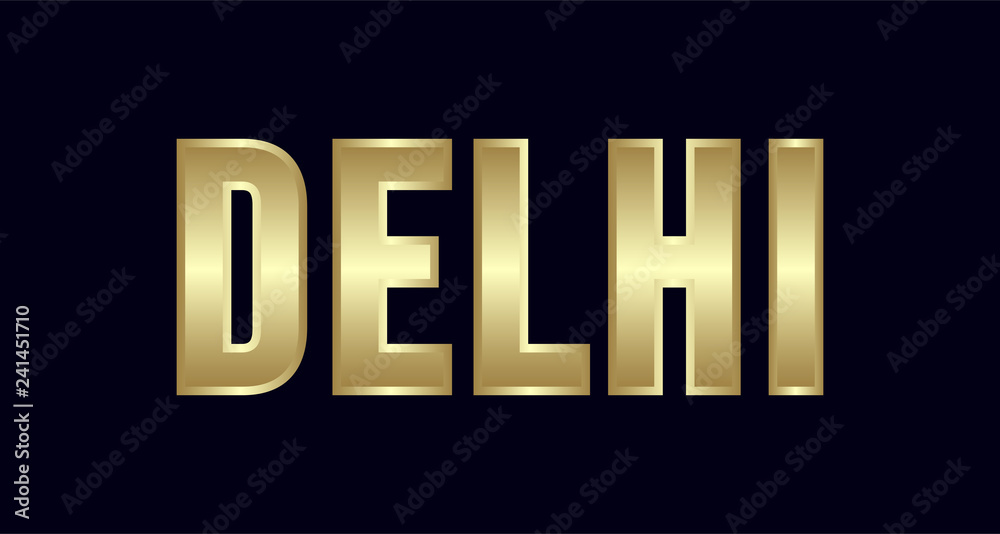 Delhi City Typography vector design. Greetings for T-shirt, poster, and more Delhi City Typography vector design. Greetings for T-shirt, poster, and more
