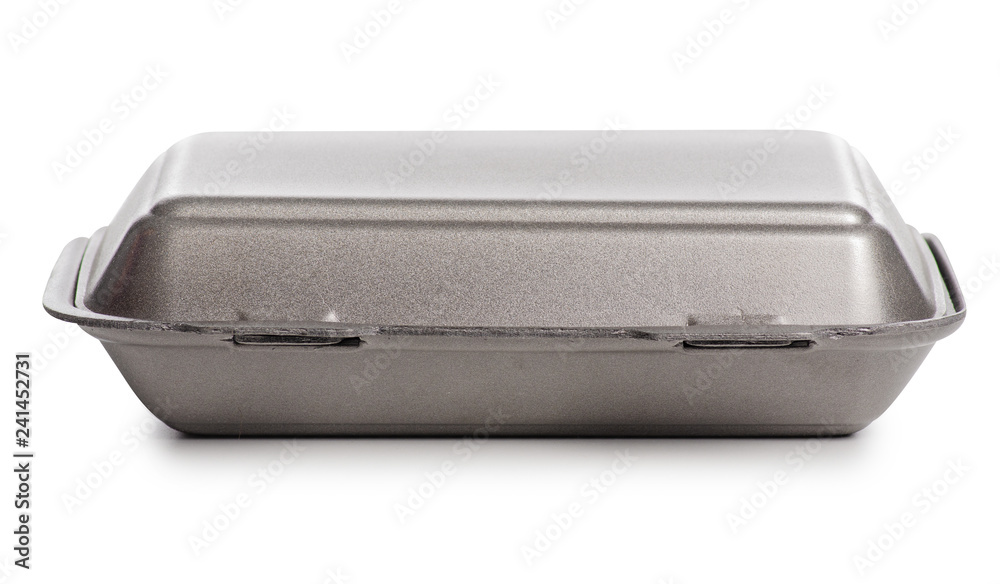 Container for food on white background isolation Container for food on white background isolation