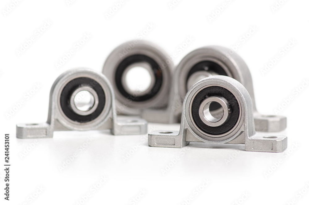 Bearing mount on a white background insolation Bearing mount on a white background insolation