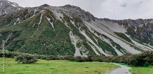 Hooker Valley Track at Mount Cook, Aoraki, New Zealand, NZ photo