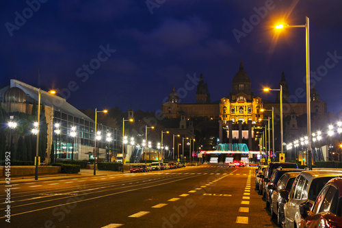 Montjuic hill in Barcelona, Spain © andreykr