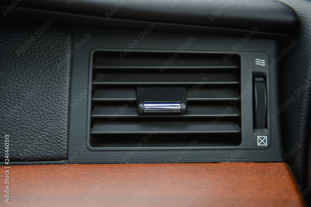 Car air conditioning. The air flow inside the car. Car air conditioning. The air flow inside the car.