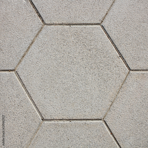 hexagon floor texture or background