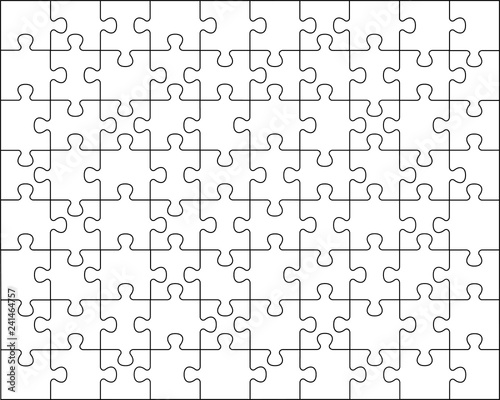 Puzzle background 8x10. Vector