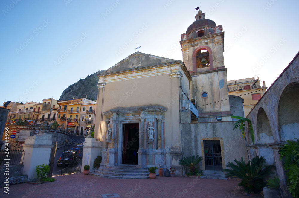 A church it old town of Taormina, Sicily / Italy