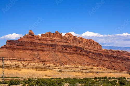 Red rock canyon formation in Utah, USA